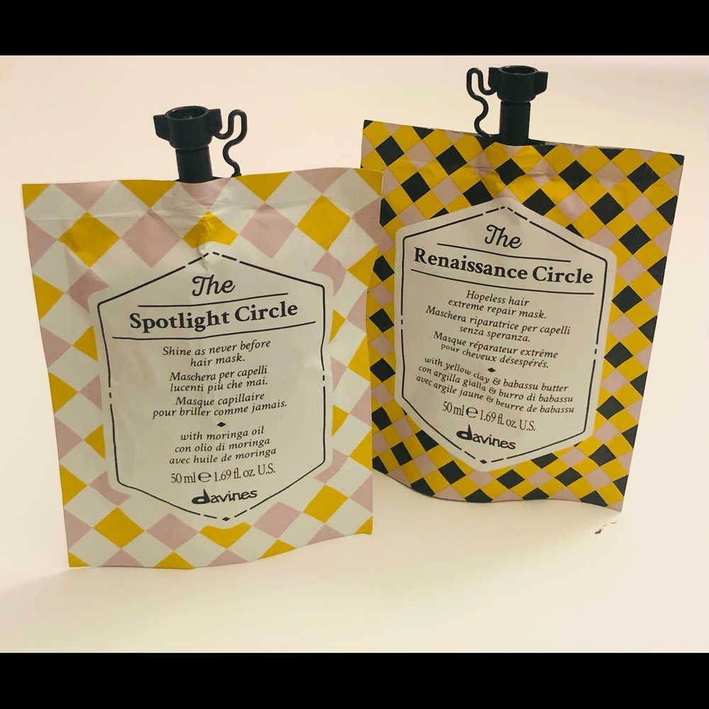 Davines hair mask bundle- Spotlight & Renaissance